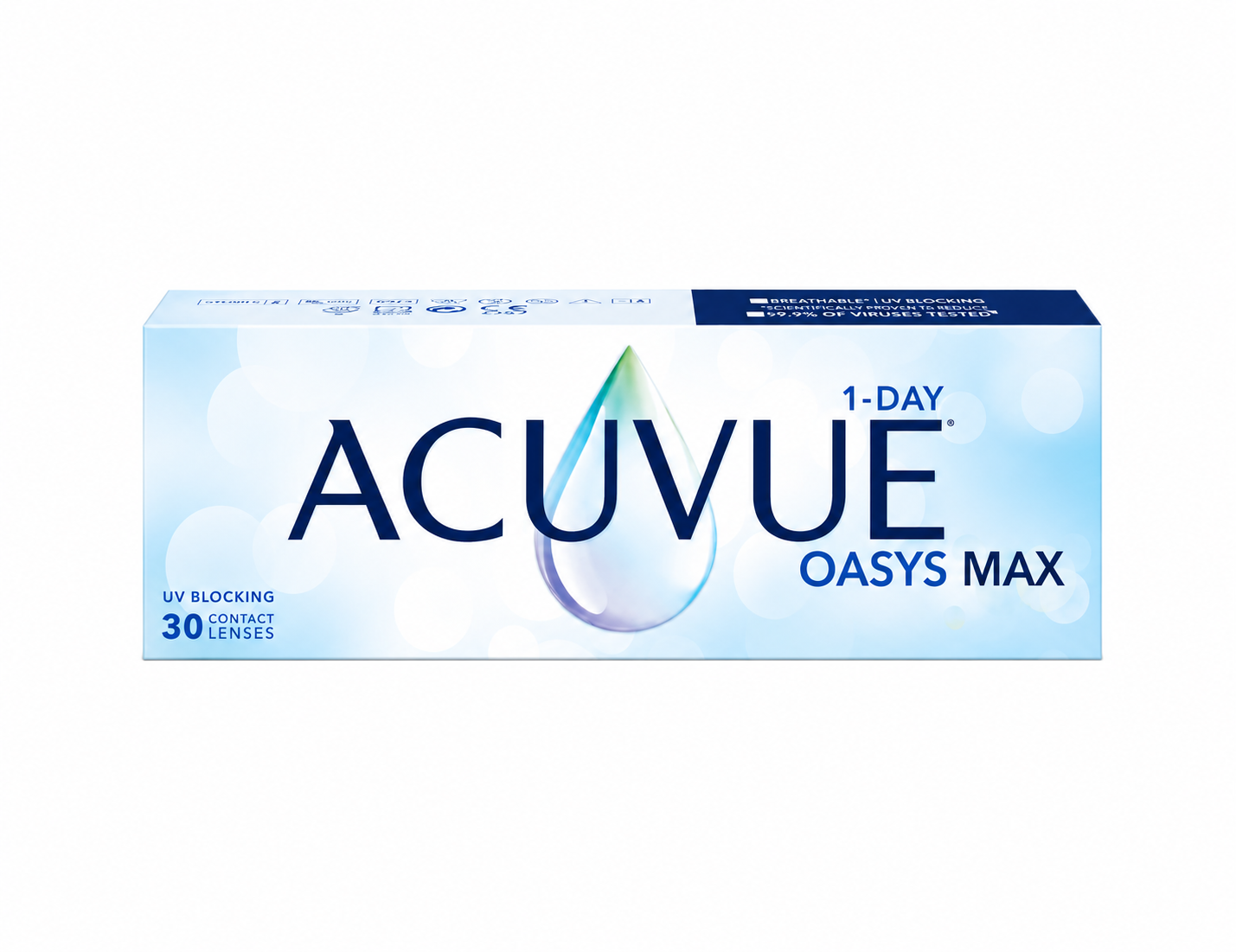 ACUVUE OASYS MAX 1-DAY PACK OF 30 DAILY CONTACT LENS