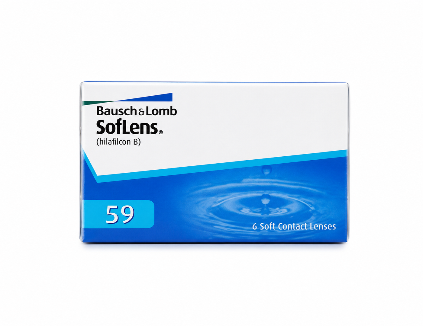 BAUSCH + LOMB SOFLENS 59  - PACK OF 6 MONTHLY CONTACT LENS