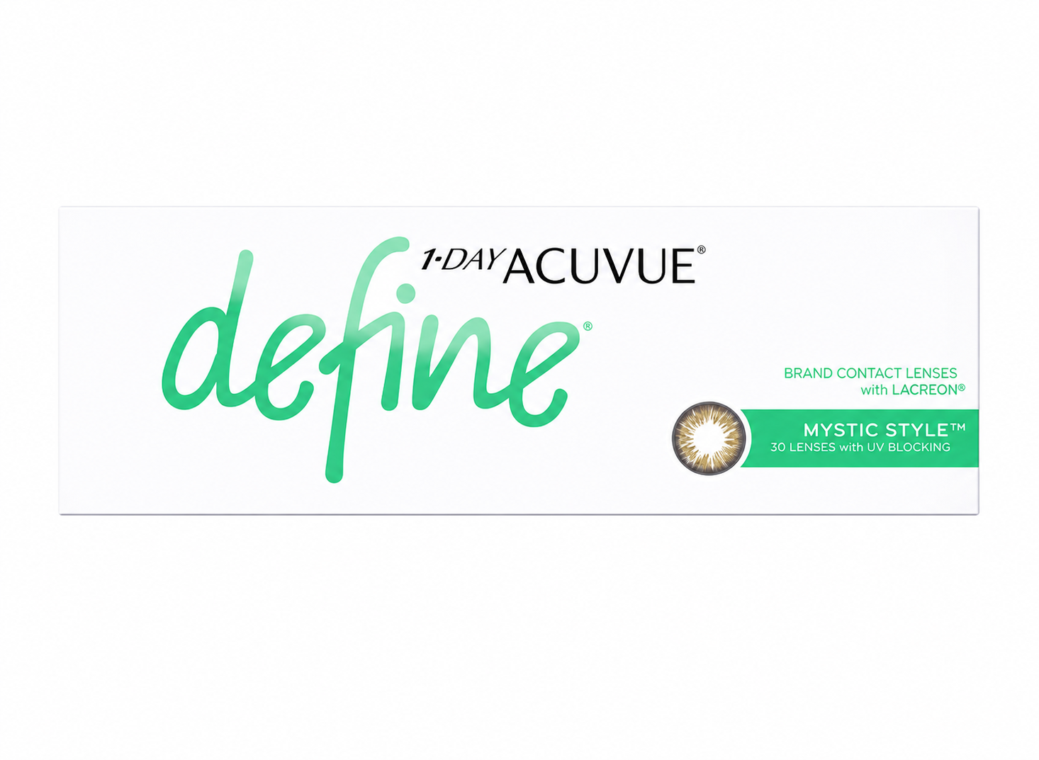 1 DAY ACUVUE DEFINE MYSTIC STYLE PACK OF 30 DAILY CONTACT LENS