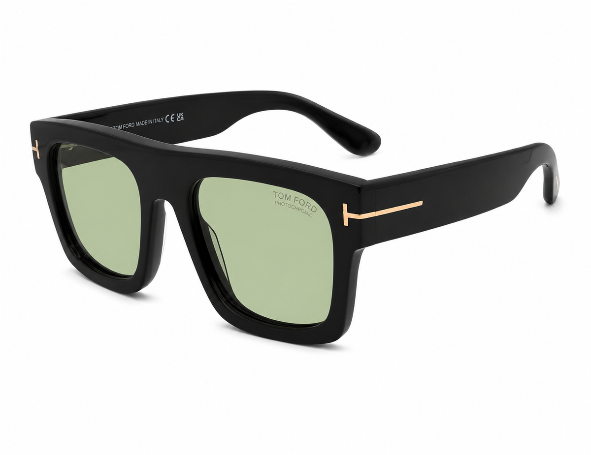 TOM FORD FAUSTO PHOTOCHROMIC SUNGLASSES - TF711 01N 53