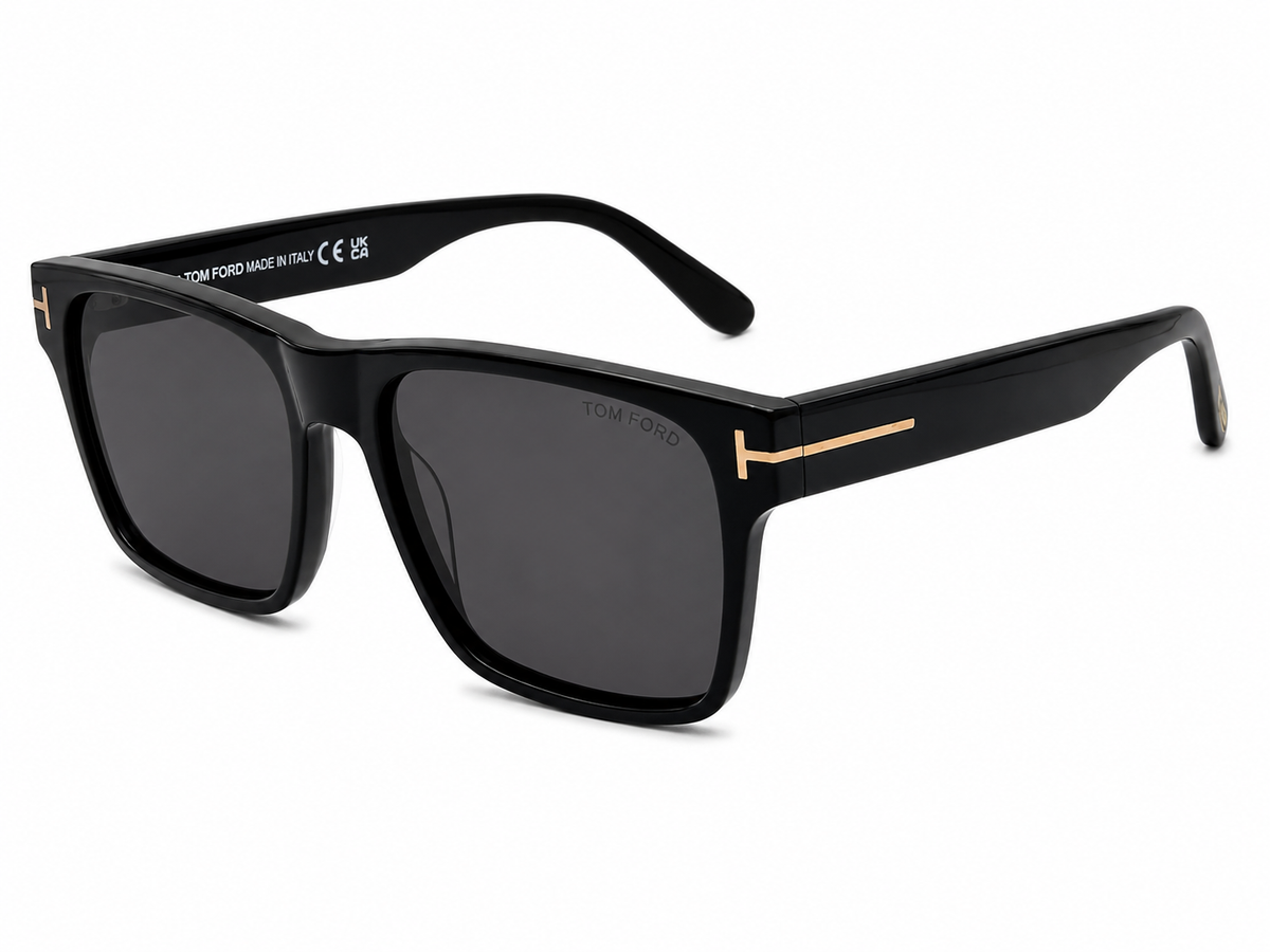 TOM FORD CALDER SUNGLASSES - TF1205 01A 55