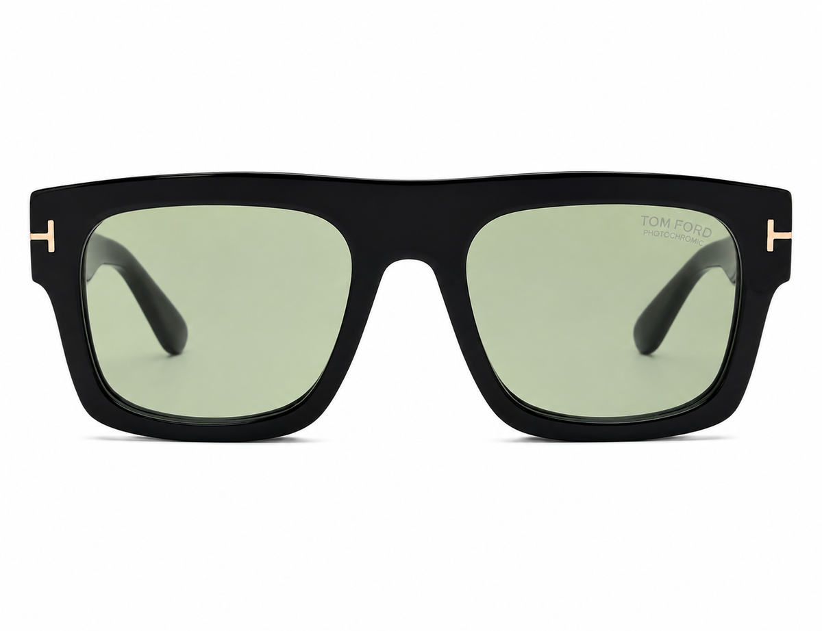 TOM FORD FAUSTO PHOTOCHROMIC SUNGLASSES - TF711 01N 53
