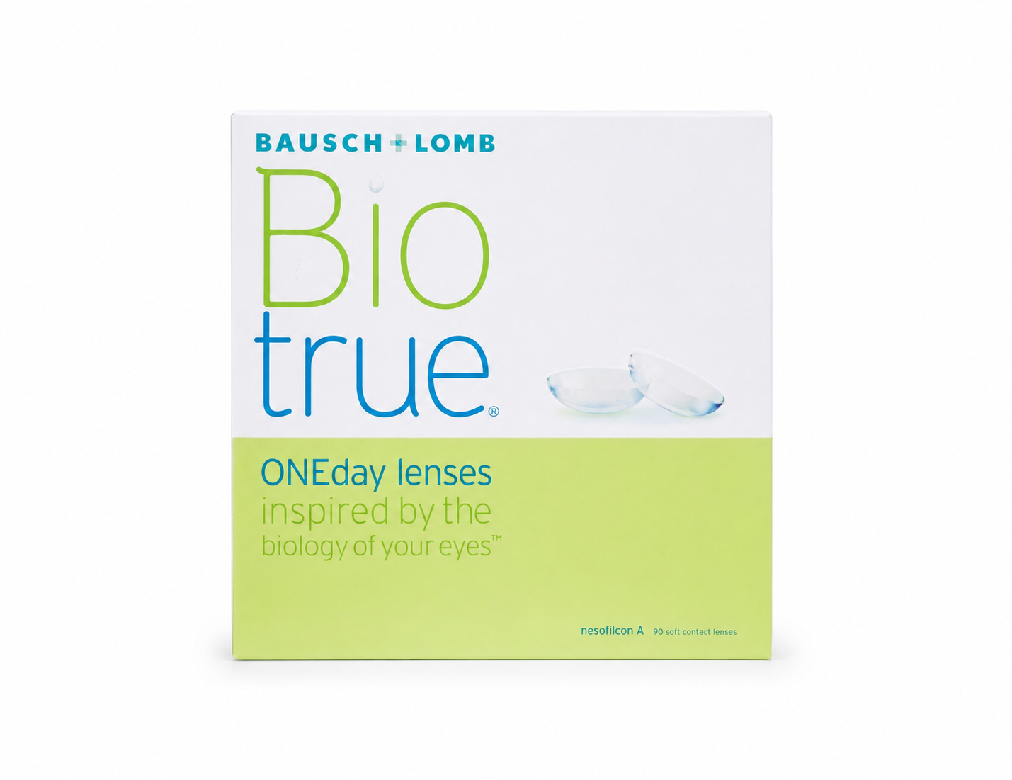BAUSCH + LOMB BIO TRUE  - PACK OF 90 DAILY CONTACT LENS