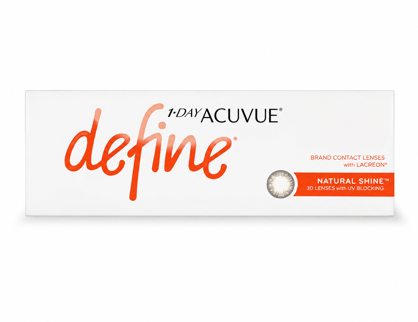 1 DAY ACUVUE DEFINE NATURAL SHINE PACK OF 30 DAILY CONTACT LENS